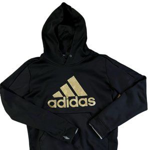 Adidias Hoodie Gold Emblem  Size med Women